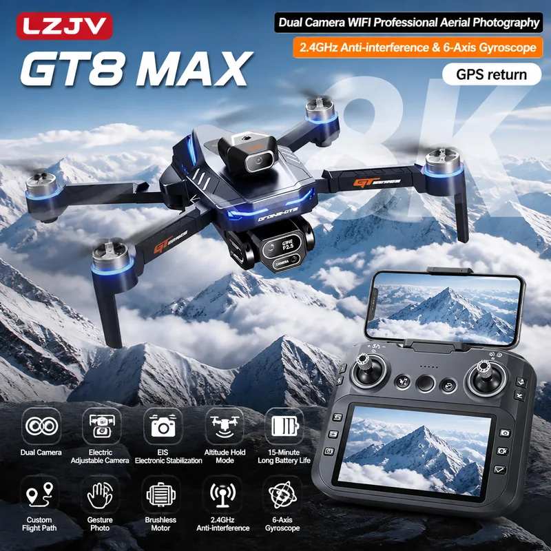 Drone Surveying - GT8 Max Faltbare Drohne 8K HD